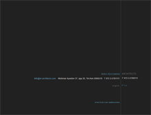 Tablet Screenshot of nr-architects.com